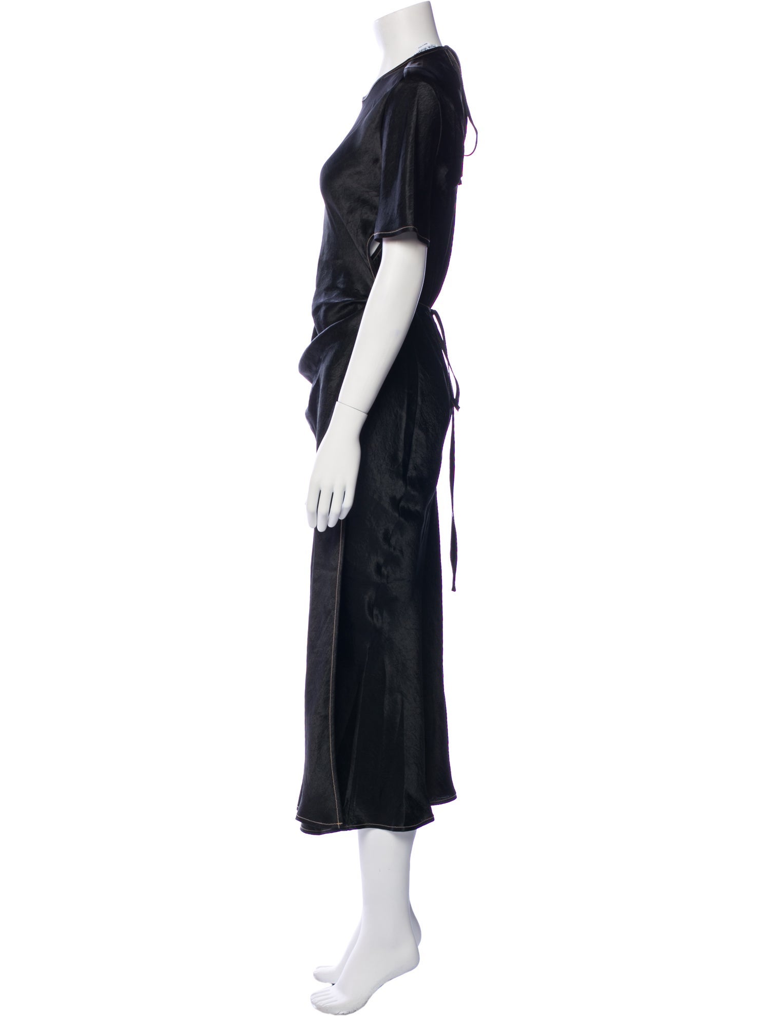 Acne Studios Crew Neck Long Dress